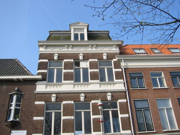 Oude situatie gevel De Zwarte Weg Den Haag