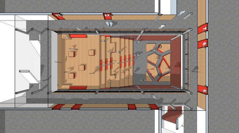 plattegrond Impressie Aula vmbo Slinge