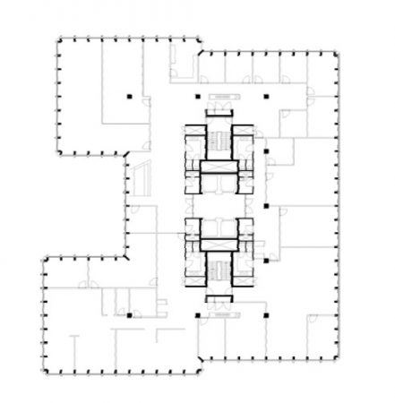 Impressie plattegrond bestaad Blaak 16