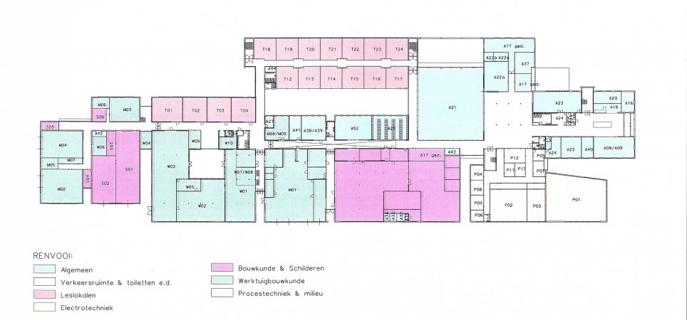 Plattegrond Markiezaat College Bergen op Zoom